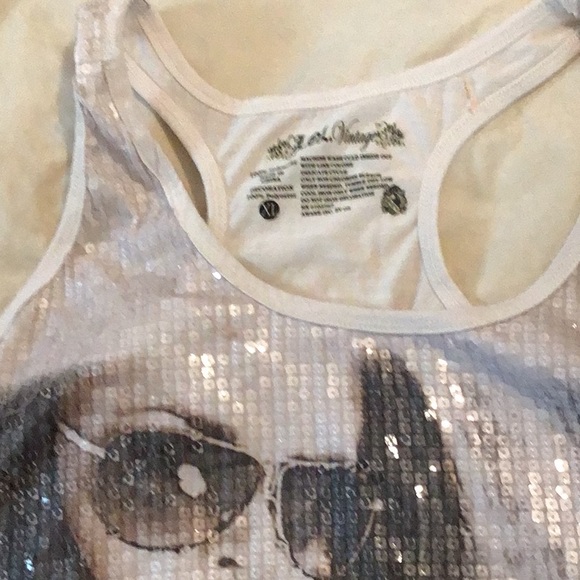 LOL Tank top with sequins - Picture 2 of 4